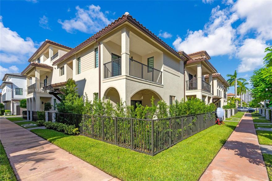 Welcome to this spacious 2-story townhouse with 1,894 sq ft of living space, meticulously maintained and available for rent in the heart of Doral at URBANA. As you enter, you'll find a 2-car garage with tile floors, a beautifully designed kitchen featuring a breakfast island, a dining area, a guest bathroom, and a bright, open living room. Upstairs, you'll enjoy vinyl floors throughout. The second floor hosts a convenient laundry room, and three generously sized bedrooms, including an oversized master suite with a private balcony and a spacious walk-in closet. This home is available partially furnished. Enjoy resort-style amenities and a prime location close to shopping, dining, and entertainment. Don't miss out on this exceptional opportunity! *Available December 1st*