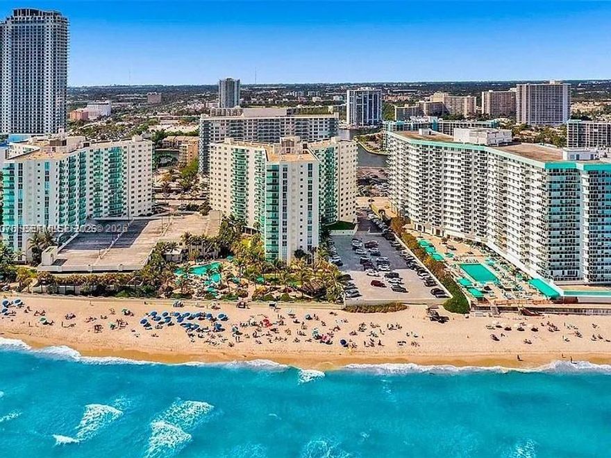 AIRBNB allowed! Enjoy stunning ocean views from this beautifully maintained 1-bedroom, 1-bath residence located in the sought-after beachfront community of The Tides on Hollywood Beach. Unit features a spacious, open layout with abundant natural light, tile flooring throughout, and a modern kitchen with granite countertops.
Private balcony with direct ocean views. This full-service building offers resort-style amenities including 24/7 security, valet, a fitness center, oceanfront pool, and direct beach access. Perfect as a vacation home or investment property. short-term rentals allowed. Special assessment of $315.65 for 12 years.