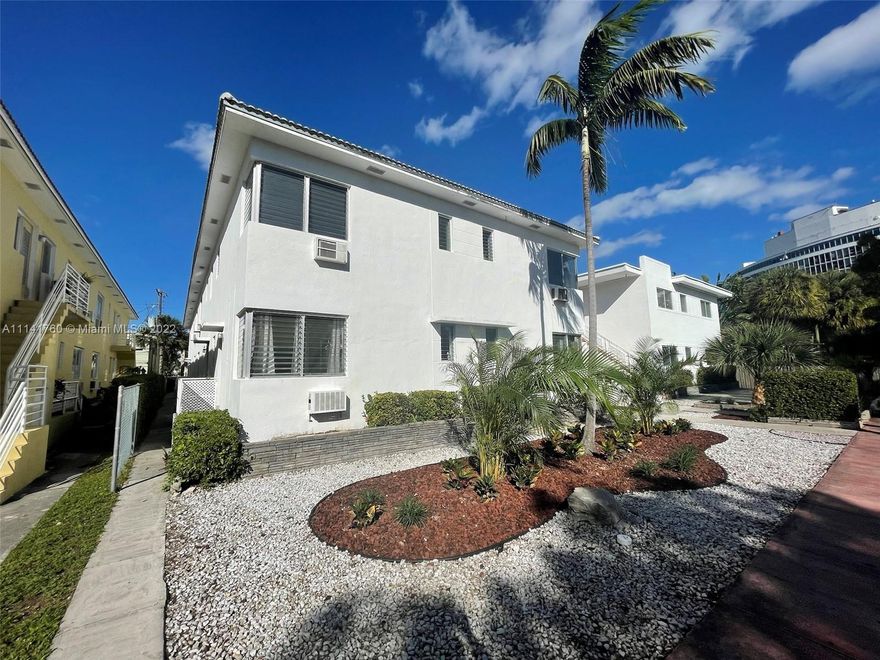 Rare Opportunity to secure a two-folio multi-family assembly in one of the most desirable area of Miami Beach(02-3210-013-0810 & 02-3210-013-0830) The offering includes 18 Units. Six 2 Bedroom / 2 Baths (RARE) and Twelve 1 Bedroom / 1 Bath. All units are HUGE mid-century floor plans with plenty of closets. Several with hardwood floors and original design features. Rents are below market and offer an investor revenue growth opportunity given units sizes and location. The lots are also ideal for development of approximately 20 townhouses (subject to Miami Beach zoning guidelines). Market demand in each approach will provide the Buyer a fantastic capital and income growth. The property is walking distance from Normandy Circle, the North Beach Business District, and the beaches.