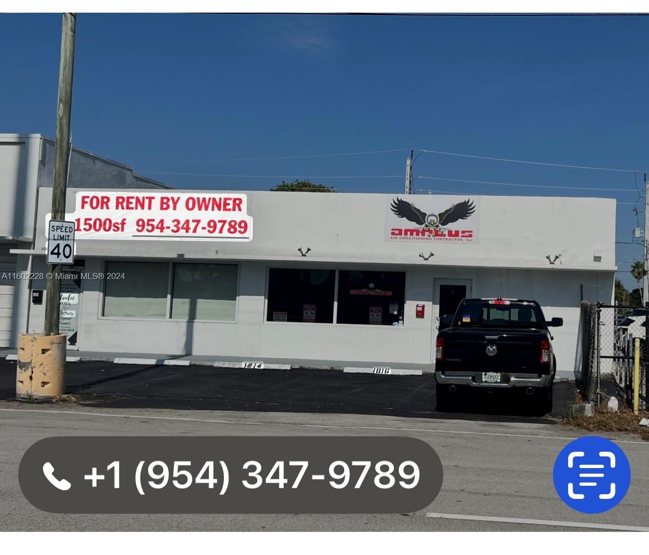 ***Warehouse/office space on high-traffic Dixie Highway in the best Hollywood industrial/commercial area. Ideal for light manufacturing, Contractor office, and retail. Fully air-conditioned warehouse and offices. More space can be negotiated as well as parking spaces.