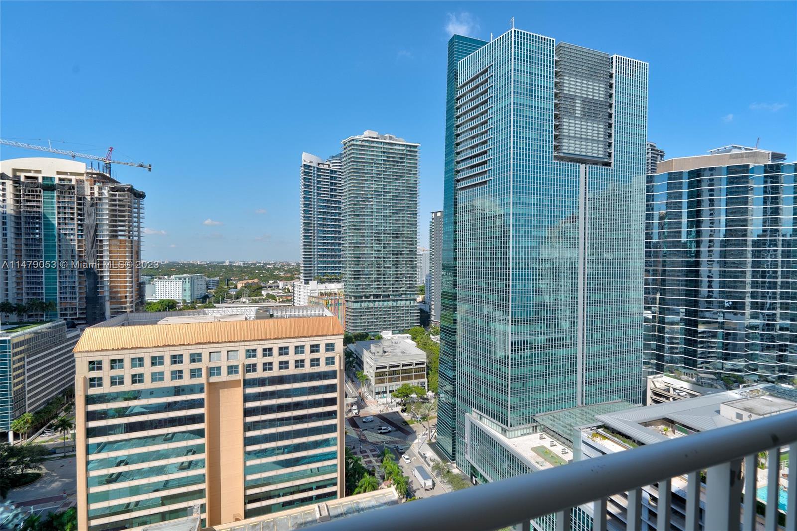 furnished 2-bedroom, 2-bathroom apartment located in the vibrant heart of Brickell. It offers convenient access to restaurants, parks, and the metro mover. The unit features a spacious balcony that provides breathtaking views. With updated granite finishes and stylish laminate flooring, this apartment is modern and inviting. The unit is currently vacant and available for showings. Schedule a tour today!