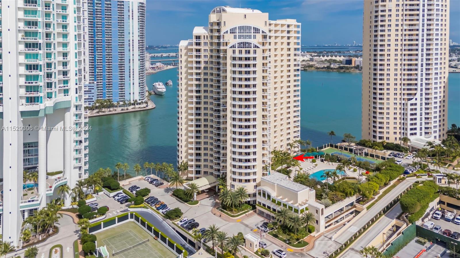 INDULDGE IN LUXURY LIVING AT IT'S FINEST W/ THIS EXQUISITE CONDO AT ONE TEQUESTA POINT ON BRICKELL KEY. BRICKELL KEY IS AN EXCLUSIVE ISLAND COMMUNITY WITH A SOPHISTICATED URBAN LIFESTYLE AND EPIC VIEWS. ENJOY THE CONVENIENCE OF THE ISLAND WITH RESTAURANTS, MARKETPLACES, PARKS, JOGGING PATHS, TOT LOT AND MORE! THIS SPACIOUS 2 BED/ 2 BATH RESIDENCE IS TURNKEY AND READY TO CALL HOME. FRESHLY PAINTED THROUGHOUT. UPDATED KITCHEN WITH ALL STAINLESS-STEEL APPLIANCES. OPEN CONCEPT LAYOUT SEAMLESSLY INTEGRATES THE LIVING, DINING, & KITCHEN AREAS PERFECT FOR BOTH ENTERTAINMENT AND RELAXING. SPLIT FLOOR PLAN FOR NICE PRIVACY. FLOOR TO CEILING WINDOWS IN EACH BEDROOM AND LIVING ROOM ALL LEAD OUT TO THE LARGE TERRACE. LOCATED ON THE POOL & FITNESS CENTER FLOOR. 1 GARGAGE PARKING SPACE & PET FRIENDLY!