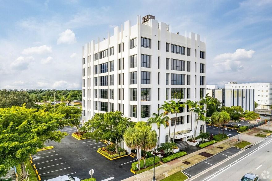 The subject property is a 920 SF office condo offering a functional, move-in-ready layout ideal for an owner-user or investor. The suite is built out with a reception area, waiting area, private office, and break room. The building features a professional ground-floor reception lobby, elevator access, and public restrooms on every floor. The unit includes one reserved parking space, with ample guest parking available at the rear of the property. Positioned directly on Hollywood Boulevard, the condo benefits from strong visibility, convenient access to major roadways, and a central Hollywood location suitable for a wide range of professional uses.