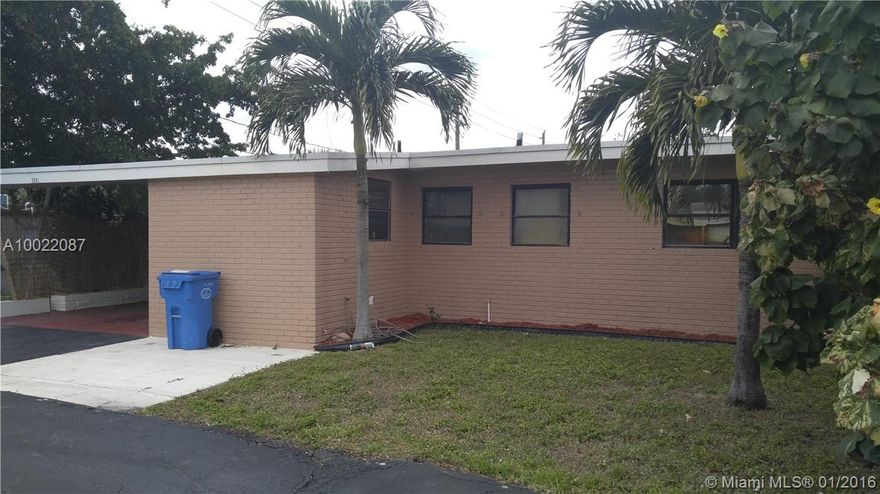 4/2 with a pool. Great location. Property with new kitchen, new bathrooms, upgraded electrical, new flooring. Just a great opportunity for first time home buyer or the investor looking for a turnkey opportunity. Great fenced backyard with just enough vegetation and very nice pool for entertainment.
Close to US1, I-95 and schools. Great area of Oakland Park. The city has invested lot of money in improving street curbs and appearance.