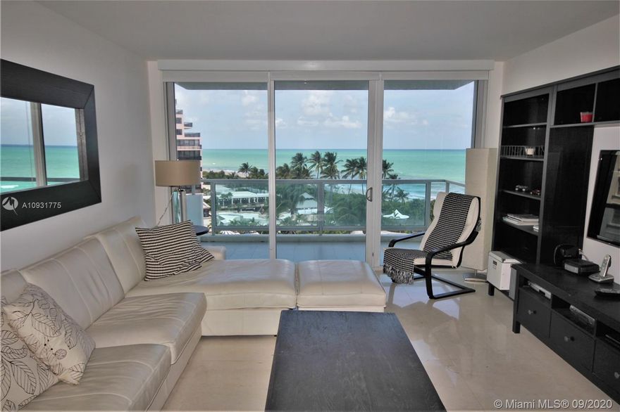 Quality of life is what we all want and it’s here for you now! Extraordinarily & completely remodeled spectacular direct ocean view residence. You’ll be proud & happy owning such an outstanding property. Impact glass, gorgeous porcelain floors, exceptional kitchen w/quartz counters, mosaic backsplash w/under cab lighting & hi-end stainless steel appls. Fully tiled baths w/hi-end fixtures & wall mounted vanities. Custom window treatments. Be inspired living the beach life with growth, fitness, overall wellness & mindfulness. Imagine mornings on the beach walk & afternoons at the beach. What a back yard! Seacoast, the most sought-after building on millionaire’s row, features Morris Lapidus architecture, gorgeous grand lobby, 6000 SqFt fitness center plus 30 day rentals allowed.