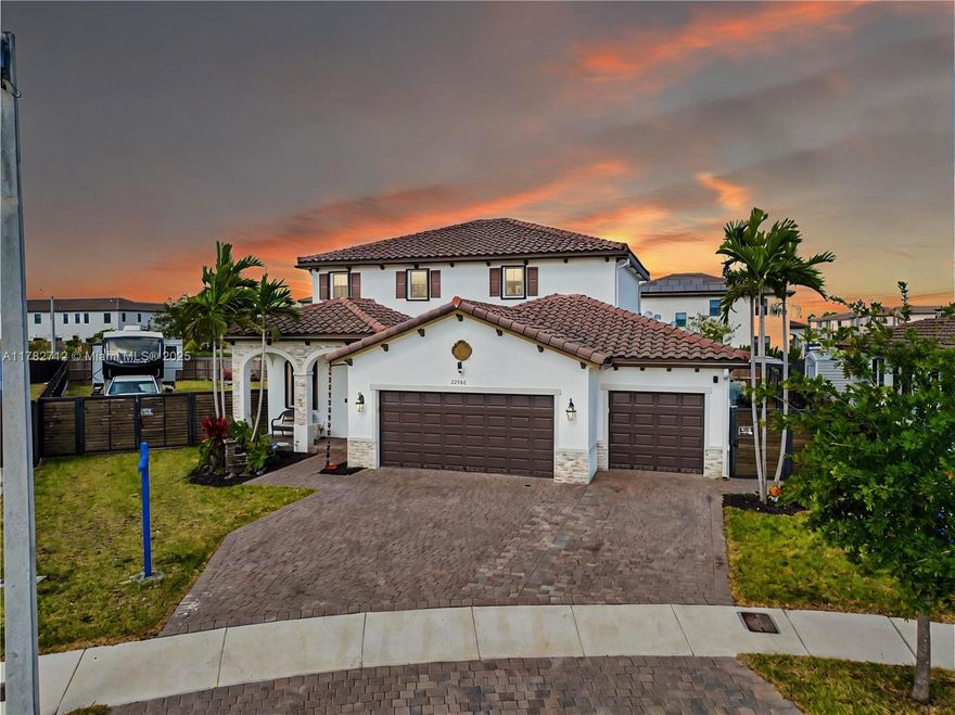 Welcome to this stunning Next-Gen home—two houses in one with a private pool! The main residence features 3 bedrooms, 2 and 1/2 bathrooms, a spacious living room, dining area, family room, kitchen, and 2-car garage. The private in-law suite offers 2 bedrooms, 1 bathroom, its kitchen, and a separate 1-car garage with a private entrance—perfect for multigenerational living. Enjoy a luxurious and comfortable lifestyle in your own private retreat. The fully fenced backyard features a sparkling saltwater pool, patio, and oversized gazebo—ideal for entertaining or relaxing. No HOA! Conveniently located just minutes from top-rated schools, parks, shopping, dining, Southland Mall, and with easy access to Florida’s Turnpike and US-1. Enjoy the immersive 3D virtual tour. May the Force be with you!
