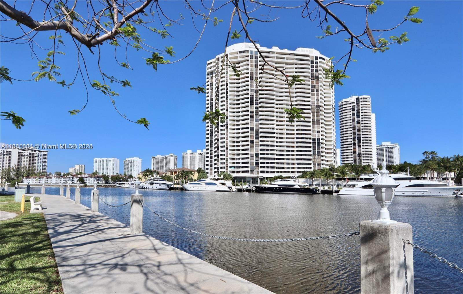 SERENE WATER & YACHT VIEWS THAT ARE SIMPLY BREATHTAKING - LOCATED IN A 55+ COMMUNITY IN THE HEART OF AVENTURA. THIS RESIDENCE COMBINES COMFORT & LIFESTYLE. WATCH THE SUNRISE & SUNSET FROM THIS CONDO. ENJOY A BRIGHT & OPEN LIVING SPACE PERFECT FOR RELAXTION OR ENTERTAINING. NEWER STAINLESS STEEL APPLIANCES & CENTRAL A/C! COMMUNITY AMENITIES INCLUDE A SPARKLING HEATED POOL, 24-HOUR MANNED GUARDGATE, CLUBHOUSE, FITNESS CENTER, WALKING PATHS, BILLARD ROOM, LIBRARY, FREE SHUTTLE BUS & FREEBIE CAR SERVICE. IDEAL LOCATION CLOSE TO BEACHES, AVENTURA MALL, FINE DINING, SHOPPING & HOUSES OF WORSHIP. LIVE THE AVENTURA LIFESTYLE SURROUNDED BY BEAUTY & CONVENIENCE! EASY TO SHOW!