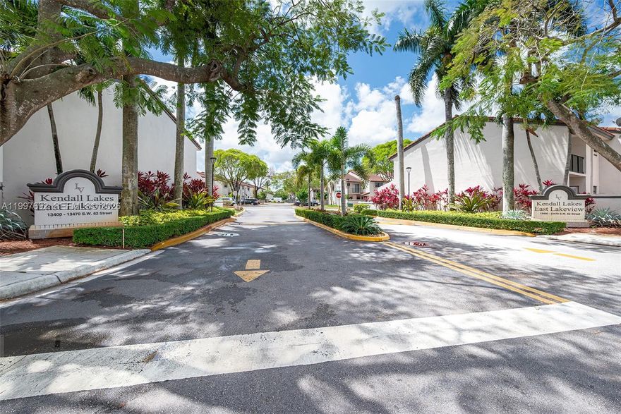 Beautifully remodeled 3-bedroom, 2.5-bath townhouse condo in the heart of Kendall Lakes. Features a modern open-concept kitchen with all appliances in excellent condition (installed 2020). Major upgrades include washer, dryer, water heater, air handler, and A/C compressor—all replaced in 2020.

Elegant 30-inch porcelain tile flooring on the first floor, with wood laminate stairs and second-level flooring. Fully updated bathrooms, new interior doors, contemporary light fixtures, and recessed lighting throughout.

Impact windows and rear French doors lead to a private patio with fencing and wood decking—perfect for relaxing or entertaining.

Centrally located with easy access to the Florida Turnpike and Palmetto Expressway, and just minutes from shopping, dining, and everyday conveniences.

Well-maintained community with roof replacement and exterior painting completed in 2019.

Fannie Mae approved—move-in ready with low down payment potential!