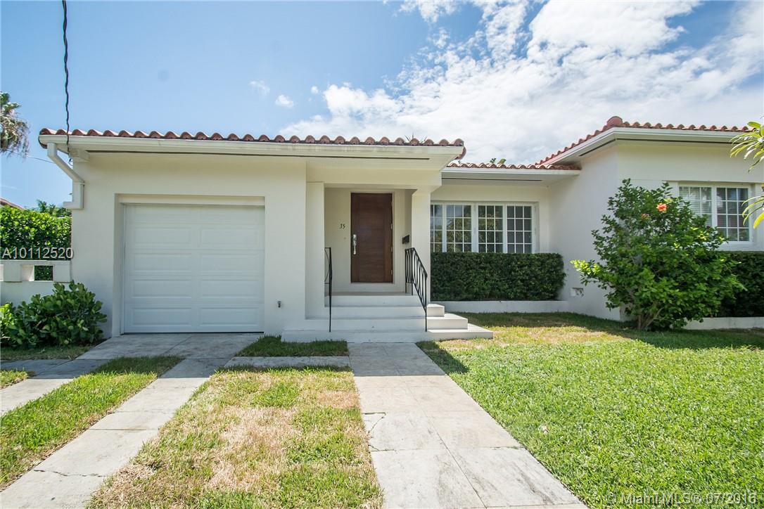 COMPLETELY RENOVATED, BRAND NEW APPLIANCES | EXCLUSIVE VENETIAN ISLAND 3BD/3BA HOME LOCATED IN AN EXCELLENT NEIGHBORHOOD. VERY PRIVATE HOME WITH BACKWARD DECK AND GARDEN. MINUTES TO AIRPORT AND SOUTH BEACH. FRESHLY PAINTED AND UPDATED. AVAILABLE UNFURNISHED.