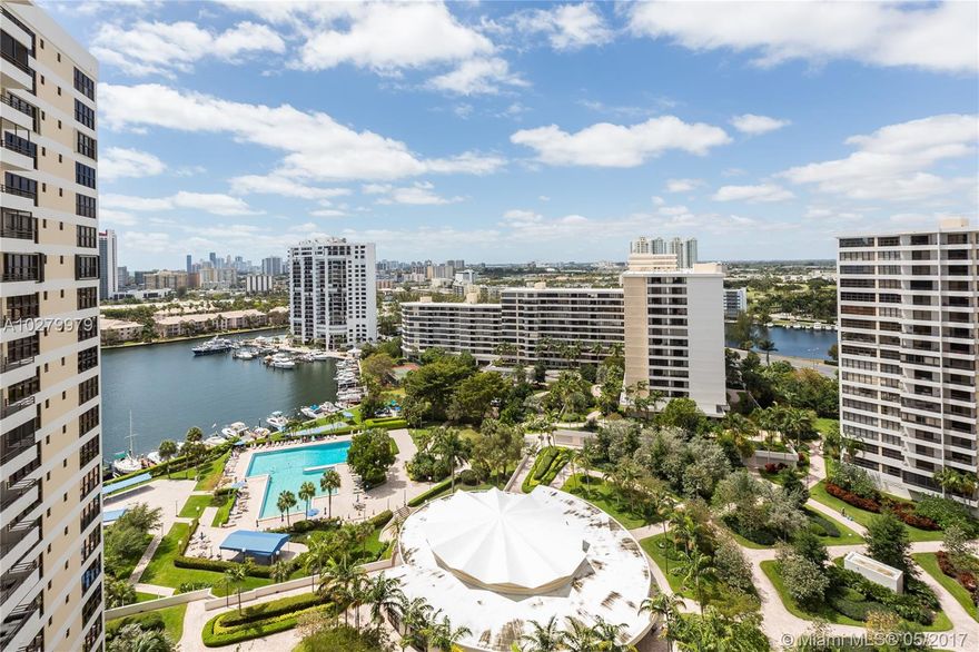 LUXURY WATERFRONT  WITH FANTASTIC VIEWS OF MARINA POOL & INTRACOASTAL.  BRIGHT AND OPEN FLOOR PLAN. TILES THROUGHOUT - LARGE BEDROOMS WITH WALK-IN CLOSET, BEAUTIFUL  KITCHEN WITH UPGRADED APPLIANCES, BALCONY OVERLOOKING THE INTRACOASTAL, EXTRA STORAGE.  
 CENTRALLY LOCATED BE ANYWHERE IN 15 MINUTES! RESTAURANTS, AVENTURA MALL, TO ALL AIRPORTS, GREAT AMENITIES ARE  MARINA, GYM, POOLS, TENNIS COURTS, GRILL AREA, 24 HR SECURITY, VALET PARKING, COVER GARAGE. TENANT OCCUPY UNTIL MAY 3OTH 24 HOURS NOTICE. AVAILABLE FOR RENT $1900