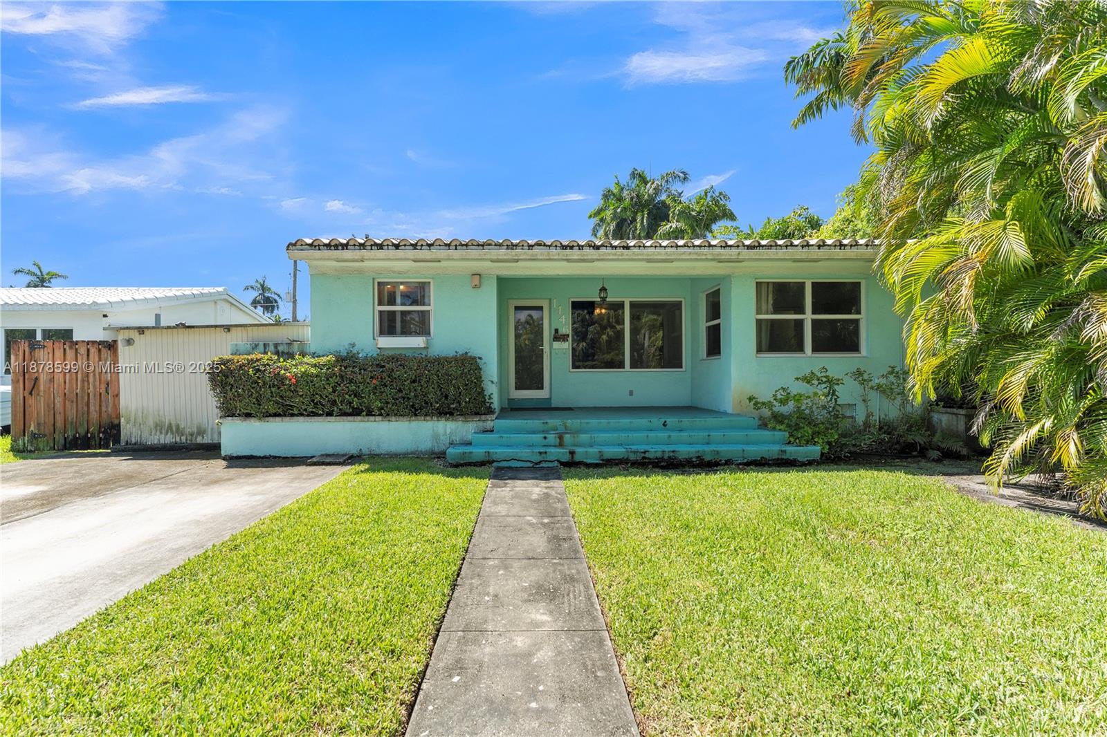 This duplex fixer-upper offers incredible potential for the right investor. In the heart of the highly sought-after Hollywood Lakes, on the same street as the upcoming PGA Golf Course, near a full-service marina with deep-water access and only one block from Downtown Hollywood and the Beaches, this location truly has it all! The main residence features 2 bedrooms and 1.5 baths (1337 sq ft.) while the detached guest house (392 sq ft.) is a fully equipped studio with its own kitchen and bathroom - perfect for guests or rental income. Additional features include: Impact windows, 2015 roof & a fully functional pool. Recent appraisal values the property at $675,000. Check out the virtual tour for a full walkthrough. Don't miss the opportunity to bring this gem back to life.