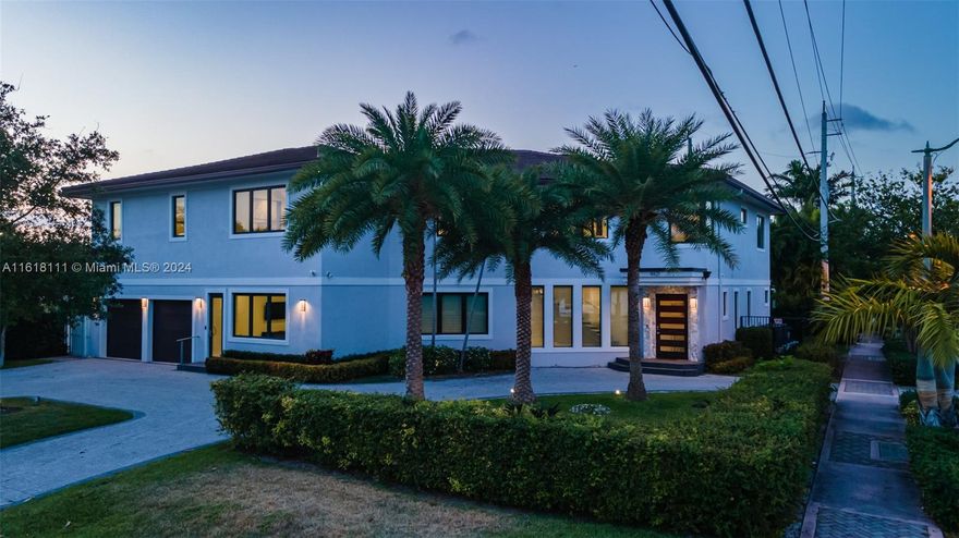 Experience luxury in this modern paradise with 8 bedrooms, 5,000 sq. ft. of living space. Located in an exclusive area, just a 5-minute walk to beaches, supermarkets, bars, and restaurants.

The chef's kitchen includes warm wood cabinets, granite countertops, two breakfast bars, and stainless steel appliances, including a 6-burner gas stove with pot filler.

Built in 2018, this mansion offers high-end furnishings, luxurious closets, a new heated pool with jacuzzi, and a beautifully landscaped backyard. Additional features include a , massive driveway, stunning entryway, and vaulted ceilings. Enjoy convenience just 20 minutes from FLL, with in-home washer/dryer and hotel-grade beds. This residence epitomizes opulence and the best of Florida living.