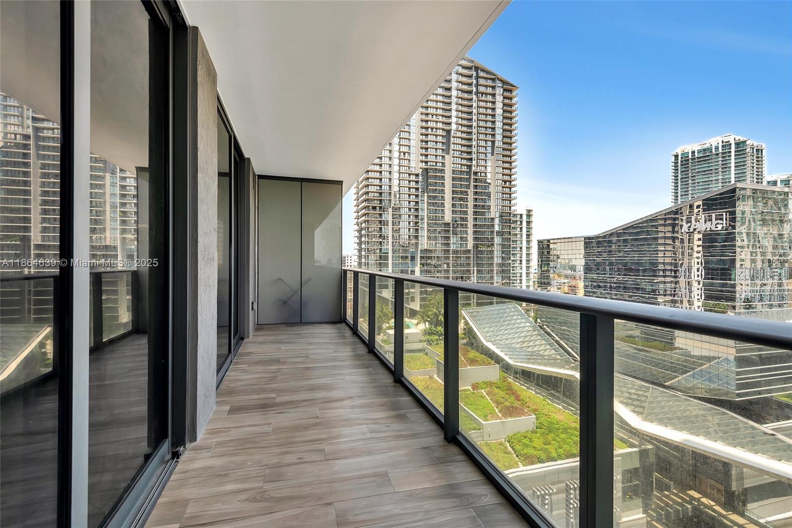 Enjoy living at modern SLS LUX Brickell in this functional 1 Bedroom + DEN and 2 Bathroom condo featuring Wood Tile floors throughout, European kitchen cabinets, luxury appliances, modern bathrooms, custom closets, and a private foyer. SLS LUX with great amenities: fitness room, lap pool, BBQ grills, a beautiful party room, game room, kids' room, outdoor work out station, spa with Steam Room, treatment rooms, and 45th Floor with Swimming pool, jacuzzi, and more. Katsuya Restaurant and many more next door on the heart of Brickell streets!. The unit comes with 1 Complimentary Valet Space. Basic Cable Included.