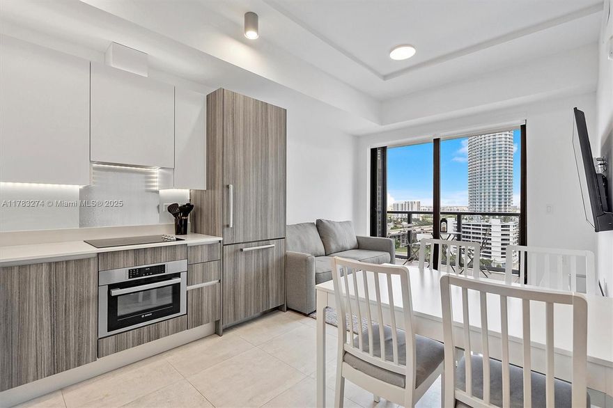 Welcome to your new turn-key, completely furnished home in the heart of Brickell! This stylish 1-bedroom, 1-bath unit is located close to public transportation, making it a convenient choice for city living. It also comes with a deeded parking space for your convenience. Inside, you will find closet organizers, custom shelving, dressers and all kitchen and bathroom accessories that help it differ from the other units in this building. The floor-to-ceiling windows offer stunning city views, enhancing the sleek, modern design of the space. With top-notch resort-style amenities, this home perfectly blends comfort and luxury, providing an ideal urban living experience. Added 40 sq Ft Balcony. AIR BNB or lease back to hotel. Please ask for details. Apt is also available for lease.