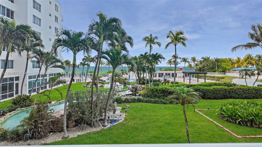 Direct ocean-facing 1BD/1.5BA in Carriage Club North on Millionaire’s Row. Enjoy ocean breezes from your balcony with courtyard and water views. The second-floor entry, premium finishes, and array of amenities make it ideal for primary residence, vacation retreat, or strong rental investment. Offered fully furnished, including artwork. Seller is motivated and open to negotiation. Schedule your private tour today—this unit won’t last!