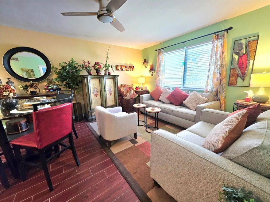 Seller Financing Available!!!! - Just Listed and Beautifully Renovated 1 Bedroom / 1.5 Bath Co-op (Cash Only) at Georgian Courts North.  Just minutes to the Beach, Shopping, Restaurants and more!!  No Up-coming Assessments (Per seller) - New Roof - New Impact Windows - New Appliances - New Toilets, New Vanity and spa like shower - Low HOA Fees - Community Pool and Clubhouse - Low-cost living - 55 and Over Community - Won't Last long - Come See!!!