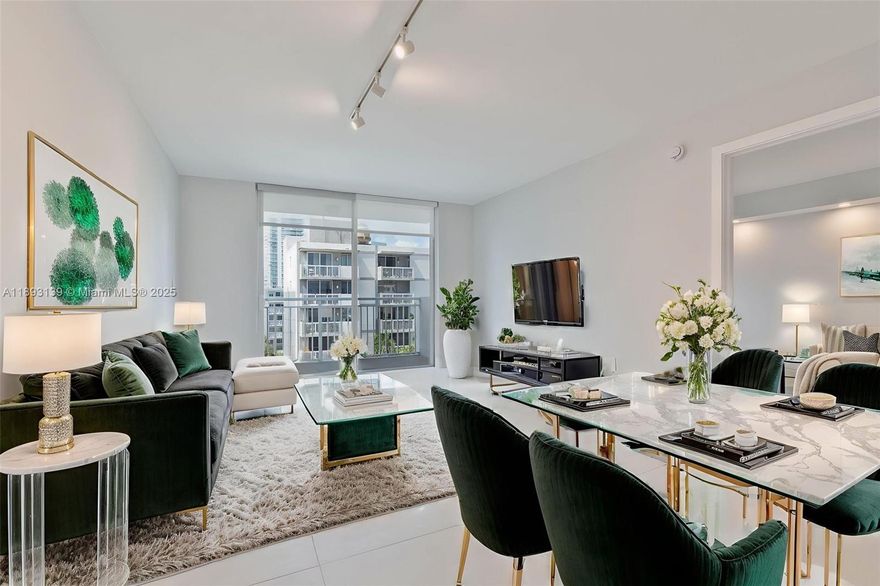 Fully renovated top-floor Penthouse level 1BR/2BA condo in prime Sunset Harbor/Lincoln Rd location. Modern design, open kitchen w/quartz counters & stainless steel appliances, elegant porcelain floors, 3 closets incl. walk-in, private balcony w/bright 5th-floor views. New AC, kitchen, baths, plumbing, electrical, recessed lighting, impact windows/doors. Building offers gated entry, pool, laundry on each floor, covered parking, extra storage. Steps to Trader Joe’s, Fresh Market, Publix, Sunset Harbour shops, parks, gyms, dining & beaches. No pets. Available Oct 1, 2025.