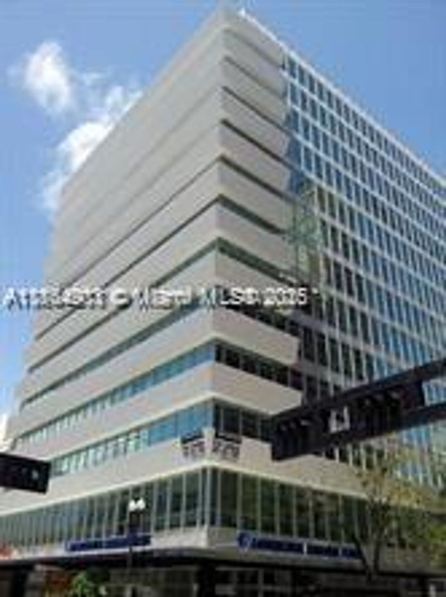 Functional 660sf office with a great view, at the heart of downtown action. Perfect location for national and international law firms opening offices in South Florida. 5 minutes walk to the Miami Courthouse. Iconic mid-century designed by Morris Lapidus, renowned Architect of Miami’s famed Fontainebleau and Eden Roc Hotels, totally renovated in 2015. New, modern, attended lobby, Conference rooms Lounge and juice bar State-of-the-art connectivity 24-hr security Premium downtown location with modernized elevators and valet parking. power and weekly cleaning included. Fully Furnished.