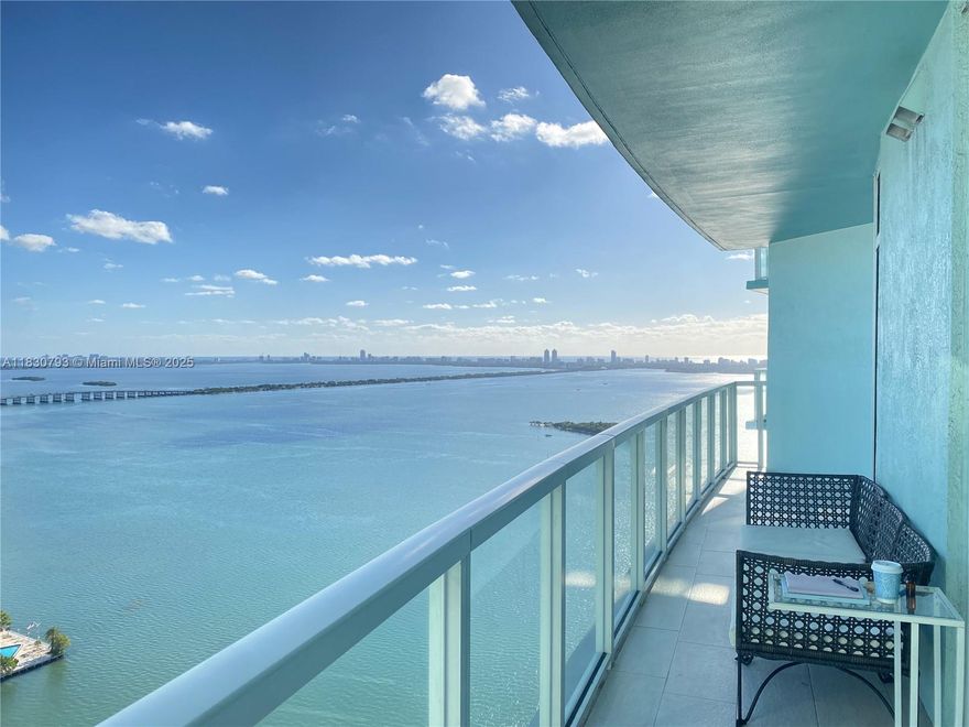 Lowest Price for that line, Absolutely stunning, View!!!!! Tenant willing to move out earlier. Make an offer fully furnished 2 Bed/2 Bath luxury residence at Quantum. Offering unobstructed, panoramic views of Biscayne Bay and South Beach! This beautifully curated unit features modern furniture, an open layout, two assigned covered parking spaces – a rare find! . Residents enjoy 5-star amenities, including: two Olympic-sized heated pools,  Indoor sauna & state-of-the-art fitness center, theater, business center & indoor playground, Tennis courts, pool tables & party room, Convenience store in the lobby 24/7 security, valet, and concierge services. Located in the heart of Edgewater, just steps to waterfront paks, top-rated restaurants, shops, and minutes from Wynwood, Midtown, Brickell, and Miami Beach. A must see!!!! Foreign seller.
