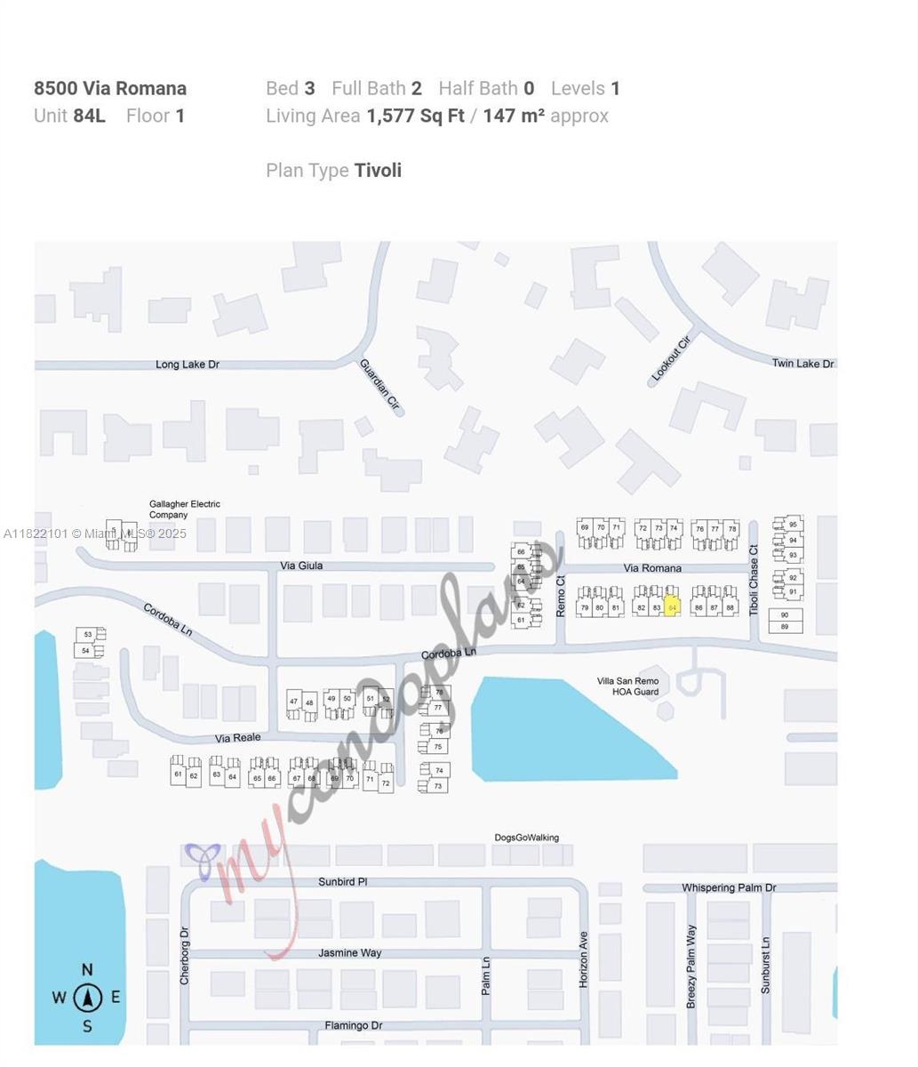 VILLA SAN REMO CONDO - Residential Lease