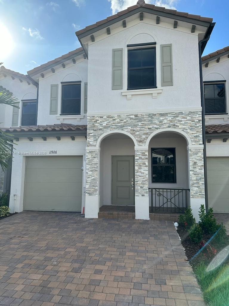 Beautiful new townhouse as Corsica. 3 Beds, 2.5 Baths, Ceramic on the first floor, Carpet on the 2nd floor, Modern kitchen with stainless steel appliances, laundry on the 2nd floor, easy access to Turnpike, great location