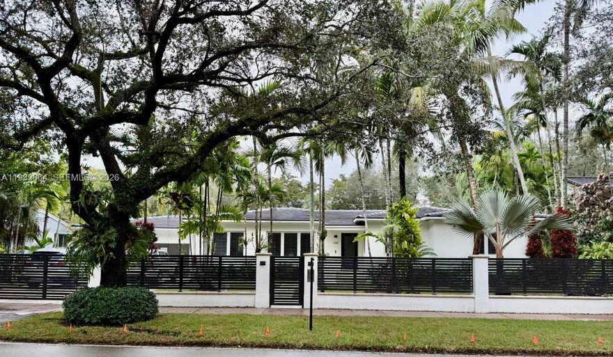Turnkey, fully remodeled 4BR/3BA modern residence on prestigious Anastasia Ave in Coral Gables, just steps from the Biltmore Hotel.
Designed for effortless indoor-outdoor living, the home features a covered terrace overlooking an impressive brand-new pool and private landscaped yard.
The property offers approximately 2,619 sq ft of adjusted living area under A/C following the last home expansion, with 2,957 sq ft total area, set on an oversized 10,000 sq ft lot.
Interior highlights include an open-concept layout with European kitchen cabinetry, Viking appliances, hardwood floors, and porcelain tile bathrooms. Additional features include city gas connection with gas-powered appliances, new roof, new A/C, new windows, new landscaping, and new sprinkler system. Completing the home is a two-car garage with integrated laundry area. Walkable to the Biltmore Hotel, golf, and dining.