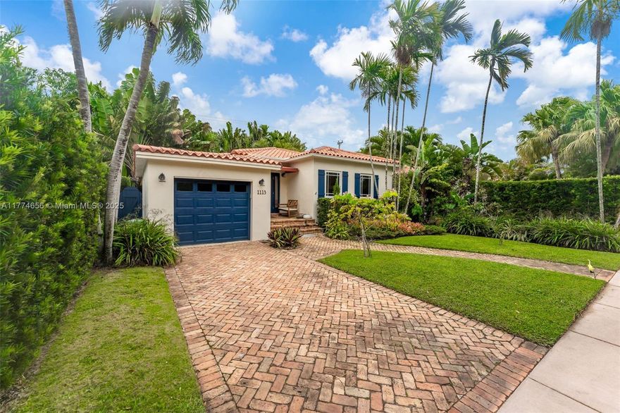 **Charming Old Spanish Home in the Heart of Coral Gables!**  

Welcome to **1113 El Rado St**, a beautifully preserved **Old Spanish-style** residence nestled in one of **Coral Gables' most desirable neighborhoods**. This timeless **2-bedroom, 2-bathroom** home exudes character with **original hardwood floors, a cozy fireplace, and elegant architectural details**. The **updated kitchen** boasts modern amenities while maintaining its historic charm. Enjoy serene outdoor living in the **lushly landscaped backyard** with a spacious patio, perfect for entertaining. Conveniently located near **Miracle Mile, top-rated schools, and vibrant dining & shopping**, this home is a rare gem in **The City Beautiful**. **Don't miss this opportunity—schedule your showing today!**