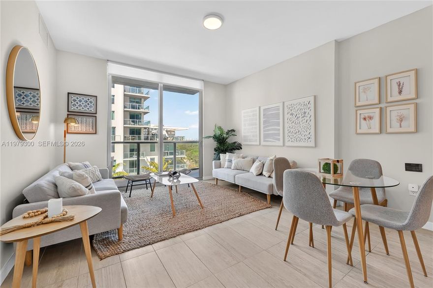 Modern 1- bedroom residence, fully furnished in the heart of Miami's urban core. Enjoy unmatched flexibility with short-term rentals permitted for a minimum of 3 days, making this property an exceptional opportunity for investors or buyers looking for flexible income-producing property, Primary residence, Corporate rentals, or seasonal stays. Steps from the Design District, Midtown, and premier dining and shopping.