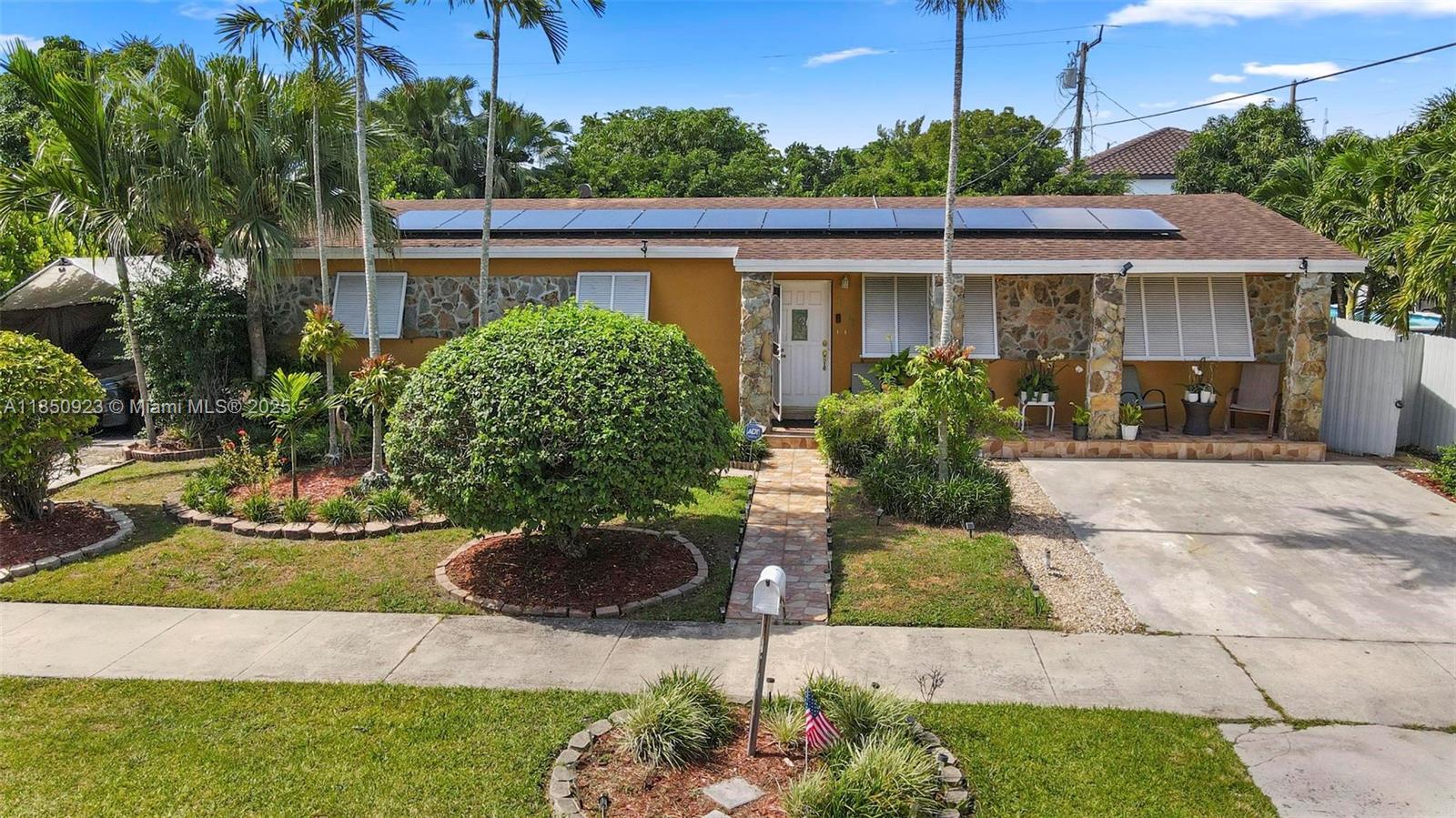 Prime opportunity in a growing area—ideal for a buyer ready to create their dream home. 3 Bedroom / 1.5 Bath - Single Family Home is located in Richmond Heights neighborhood with No HOA. Features include solar panels, a screened-in back patio, and an additional living space of approximately 700 sq ft, totaling 2,024 sq ft. Buyer is responsible for conducting their own due diligence and verifying all property information, including but not limited to square footage, permits, and features. See floor plan / building sketch attached. Conveniently located near top-rated schools including Coral Reef Magnet High School, the Turnpike, 874 Expressway, The Falls and Town & Country Mall, Tamiami Airport, restaurants and more.
