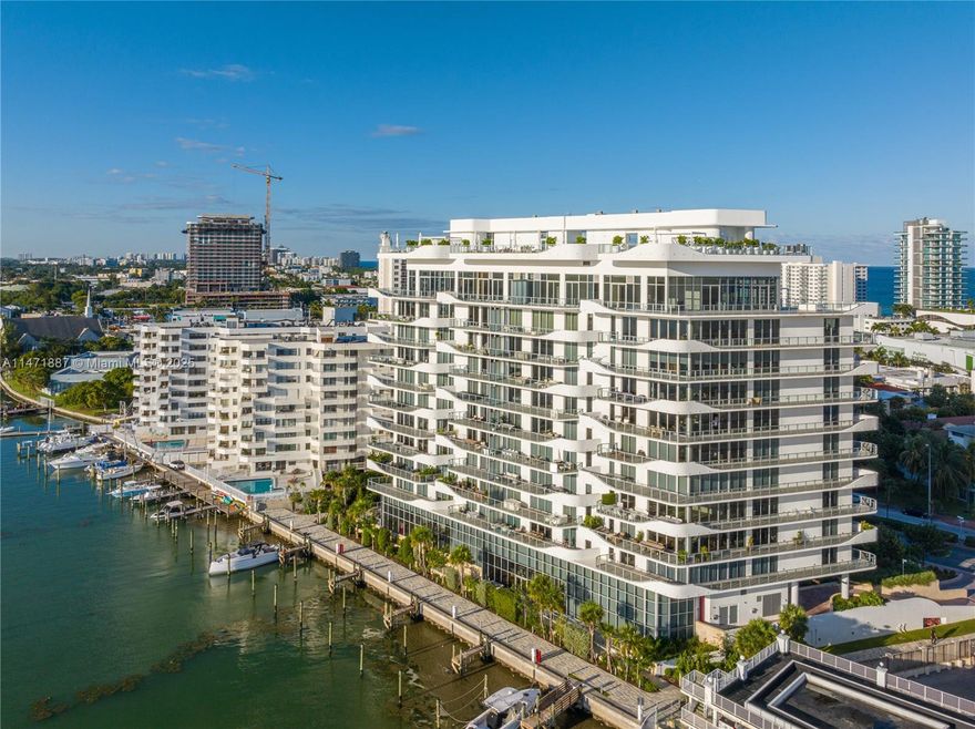 SELLER FINANCING AVAILABLE! Custom-designed and exquisitely furnished condo sited on the SEW corner, offering unobstructed picturesque views of Biscayne Bay, the Miami Skyline, and Atlantic Ocean! Private elevator takes you inside the stunning living spaces where designer finishes and fixtures take your breath away: Boffi kitchen and baths, Ornare closets, white oak floors, frameless wood doors, beautiful built ins, Savant smart system, and high ceilings among other. The entire unit is wrapped with a large terrace giving each room access to outdoor space to enjoy the views. Lavish master suite has luxe bath and walk-in closet. Unit has 2 parking spaces. Monaco Yacht Club offers modern minimalistic design by Piero Lissoni in collaboration with Arquitectonica with rooftop amenities.