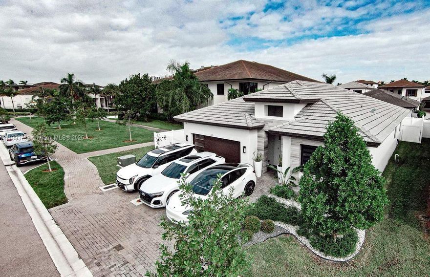 FOR SALE – SINGLE-FAMILY HOME IN DOWNTOWN DORAL

2,285 sq ft of living area on a 5,842.5 sq ft lot, offering approximately 1,332.5 sq ft more land than comparable properties in the community.

Parking for 5 vehicles (2 covered and 3 uncovered, including extended driveway). Corner location adjacent to the clubhouse with a fully fenced yard (permitted).

Property Details:
• Year Built: 2022 (first occupied July 2023)
• Garage with built-in closets and epoxy flooring
• Impact-resistant windows and exterior camera system
• Custom closets in all bedrooms
• Kitchen with KitchenAid built-in appliances
• Side door from garage to rear yard
• Interior design by Andrea Anez Interiors included in sale
• HOA fee: $348/month – includes clubhouse and fitness center access