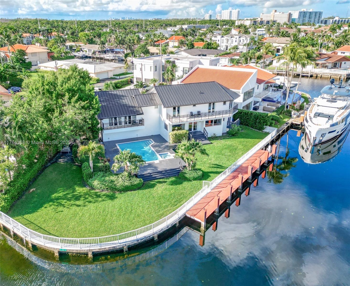 Rental Property at 16461 Ne 34th Ave, North Miami Beach, Miami-Dade County, Florida - Bedrooms: 5 
Bathrooms: 6  - $17,500 MO.