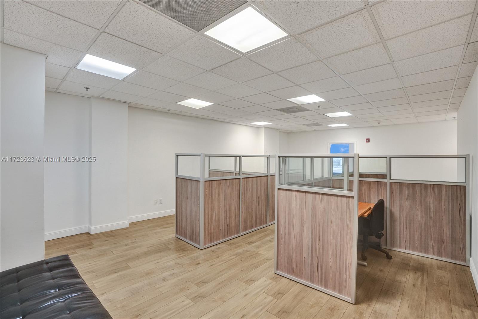 Are you looking for your next office space? This 998 SqFt has 2 individual office spaces and an open space. Centrally located, there is a concierge/security team on-site at the front desk. 24/7 Building Access. Mail Room with vending machines and FedEx drop-off Station. Rent includes Electricity, Janitorial Services, Security, and ample on site Parking.
