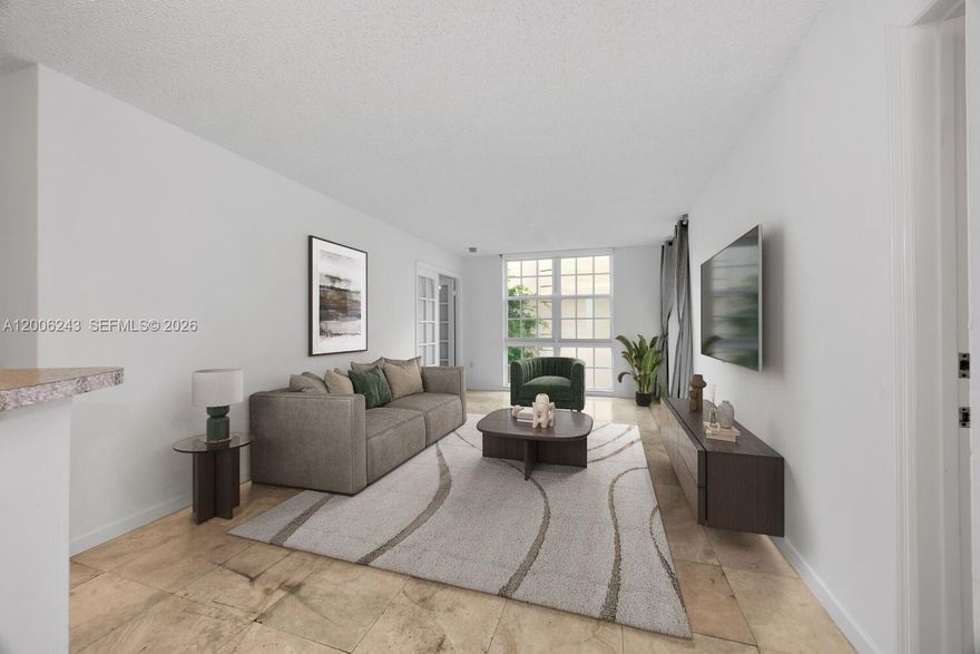 Across from the University of Miami, this 3rd floor unit offers a split 2 bedroom plan, is newly painted, offers ample closets in each of the 2 bedrooms each with bath en-suite, washer/dryer in unit, a breakfast/eat-in area separate from the kitchen plus impact windows. On-site management, gated entry and an assigned parking space in the gated park lot makes the University Inn a great place to live. The spacious pool/hot tub and large deck complement the open pavilion for weekend fun. Easy access to Metrorail, food markets, restaurants and SoMi. The complex has a roving security guard, easy bike storage, and guest parking. Basic cable is included in the monthly lease payment. Proof of Renter Insurance required + $125 cleaning exit fee required upon execution of lease and approval of Tenant application with University Inn Condo Association. This is pet free-building.