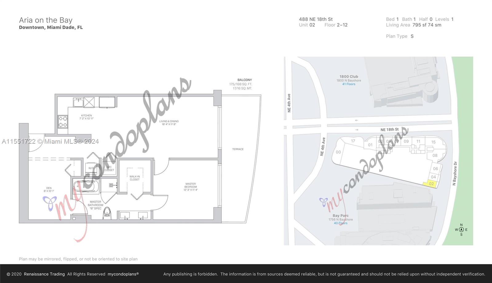 ARIA ON THE BAY CONDO - Residential Lease