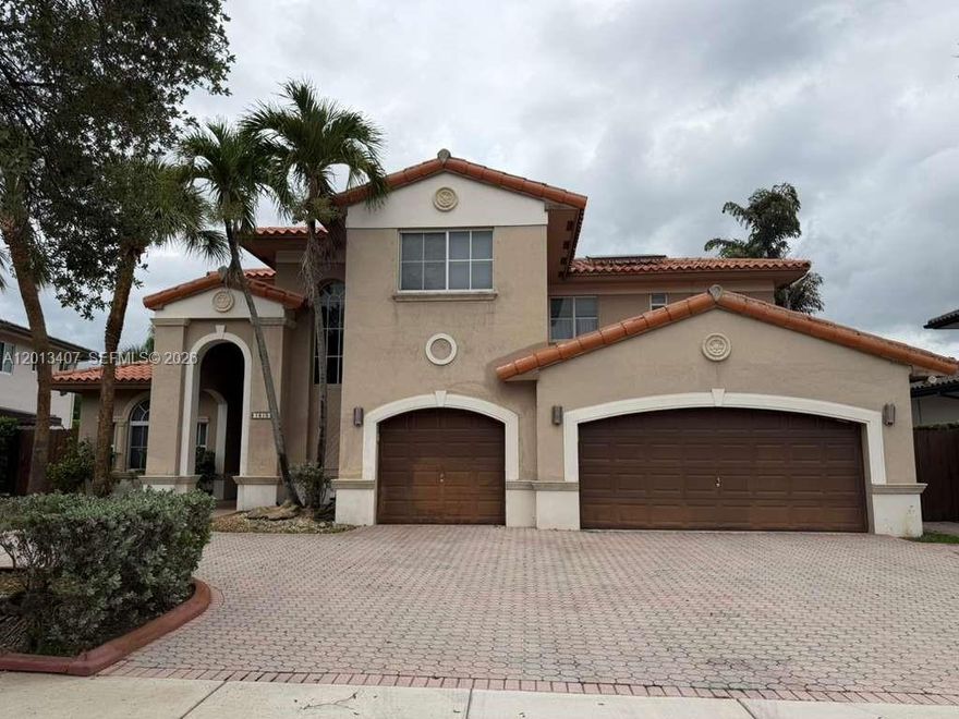 Welcome to this stunning 2-story home in the prestigious guard-gated Silvercrest Estates community in Miami Lakes. Featuring 5 bedrooms and 5 bathrooms, this spacious residence offers the perfect blend of elegance and modern comfort. Step into a grand entry with soaring volume ceilings and abundant natural light, leading into an open-concept layout ideal for both everyday living and entertaining. The beautifully designed kitchen features sleek cabinetry and a large center island, perfect for gatherings.

Generously sized bedrooms provide style and functionality throughout. Enjoy South Florida living in your private backyard with ample space to create your dream outdoor oasis. Additional highlights include solar panels with recently installed battery backup, smart home features with internet-connected lighting, appliances, main entry, and garage doors. Furniture and Tesla chargers are negotiable.

Ideally located near top-rated schools, parks, shopping, and dining, and just minutes from Miami Lakes Main Street and Miami International Airport, this home offers both convenience and tranquility. A rare opportunity in one of Miami Lakes’ most desirable communities—don’t miss it!