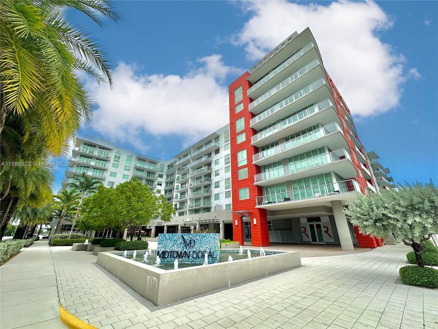 FOR SALE. Beautiful 1 bedroom, 1.5 bathrooms condo, located at Midtown Doral. Features elegant porcelain floors, impact windows and doors, and a modern kitchen with quartz countertops and premium Bosch stainless steel appliances. Prime location next to the clubhouse. Tower 4. Live in the heart of Midtown Doral, a vibrant community that features one of the largest and most modern state-of-the-art clubhouses in South Florida. When you buy this property, you’ll enjoy exclusive access to world-class amenities. Midtown Doral also offers a fantastic variety of restaurants, cafes, and shops,   including a vet, nail spa, dry cleaners, gyms, and hair salons. Everything you need just steps from your door. Supermarkets, restaurants, banks, ER, easy access to the Florida Turnpike and major highways.