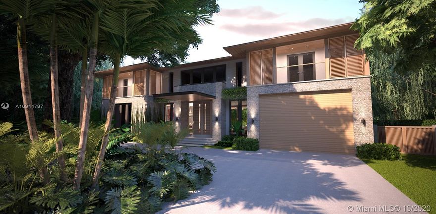 A Tropical Modern oasis situated in the heart of Ponce-Davis built by Mocca Construction and designed by Cesar Molina. Privately tucked away on a quiet street, this sophisticated and thoughtfully designed home boasts a prime 14,547 SF lot showcasing crisp linear architecture warmed by Cumaru wood, lush and organically fluid spaces. Featuring 7 Bedrooms/6 Bathrooms/2HB and expansive outdoor living spaces, this statuesque residence embodies effortless, elegant living. Currently under construction, take advantage of this rare opportunity to choose finishing touches and final design elements.