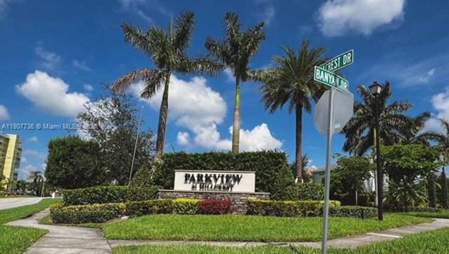 Beautiful Townhouse in Parkview at Hillcrest in desirable community. Large 3 bedroom, 2.5 bath home with private garage features an open floor plan, impact windows, and modern kitchen with upgraded cabinetry. Residents enjoy resort-style living with clubhouse, pool, fitness center, and secure grounds, near highways, shopping, beaches, and International Airports.