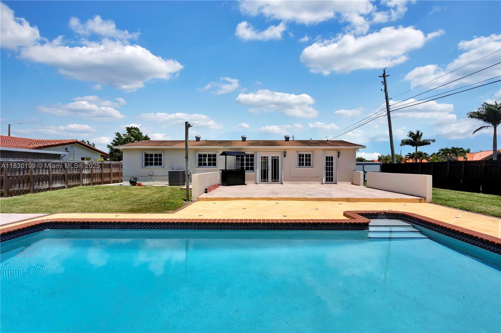 Lawn and pool maintenance are included in the monthly rent. Enjoy SoFlo living in this spacious pool home, located in the heart of Miami. Nestled in a rarely available area with generous lot space hard to find in such a central location.Conveniently close to schools, dining, shopping, and major highways. Features a beautiful kitchen with walnut cabinetry, stainless steel appliances, dishwasher,washer & dryer. The split floor plan offers privacy, with the primary bedroom separated from the rest of the home. One of the additional bedrooms features a private entrance,ideal for in-laws,or adult children.French doors open to the patio with pool views. Inside,find a large family room ideal for gatherings.The home is protected with impact doors and accordion shutters throughout for peace of mind.