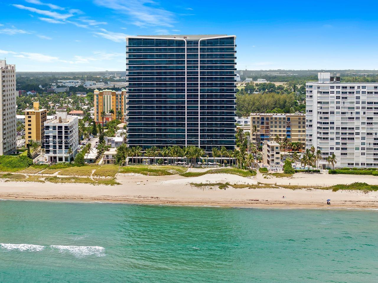 Gorgeous and Brand new Oceanfront condo at Casamar on Pompano Beach! Upgraded with electric shades, Sonos system, Lutron, all remote controlled from your phone. Fantastic direct ocean, intracoastal, and city views from this move in ready residence. Oversized oceanfront balcony and a massive sunset balcony. Italian kitchen cabinetry, gorgeous imported porcelain and stones, top of the line appliances including a gas range and built-in espresso/cappuccino maker! Casamar is five-star resort styled building with oceanfront and sunset pools, jacuzzi, pickleball, fitness center, multiple resident lounges, golf simulator room, valet parking, watersport storage, and so much more. Live in the middle of the Pompano Beach renaissance!