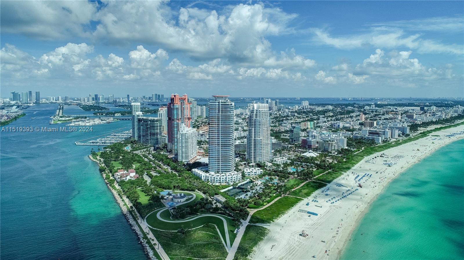 Amazing, fully renovated and furnished condominium at the sought after Continuum located in the prestigious South of Fifth neighborhood on Miami Beach. Step inside to a bright and open floor plan with modern upgrades. This impeccably updated apartment features a private foyer, built in bar, spacious living room and dining room, and the most incredible ocean, sunset, and sunrise views. Sporting a sleek, contemporary kitchen with new Miele appliances and minimalistic cabinetry, with a door leading to your private den and laundry area. Living at the Continuum means access to 5 star amenities located on 12.5 acres in Miami Beach, including valet, a private restaurant, beach club and service, pools, tennis courts, gym, spa + more.