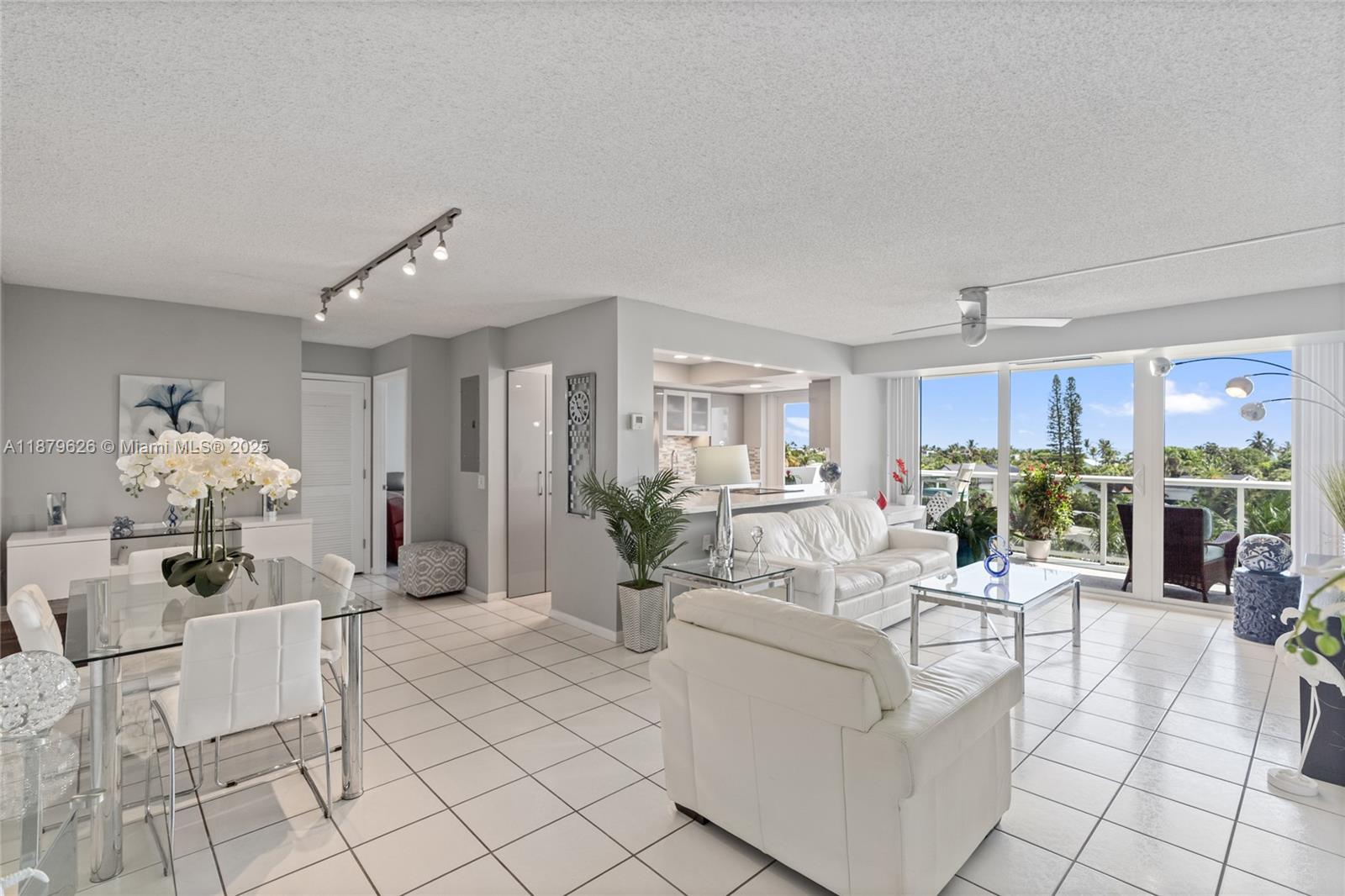 Live steps from the sands of Fort Lauderdale Beach in this beautiful 2-bedroom, 2-bath residence at Vantage View. Enjoy stunning views of the ocean and beach, framed by expansive windows and an oversized balcony. The spacious living and dining areas flow seamlessly into a beautifully updated kitchen with quartz countertops, creating the ideal setting for both relaxation and entertaining. Additional highlights include a walk-in closet, in-unit laundry, and impact windows. Residents at Vantage View enjoy resort-style amenities including a rooftop pool with sweeping views, fitness center, sauna, 24-hour security, and a prime location close to dining and shopping.