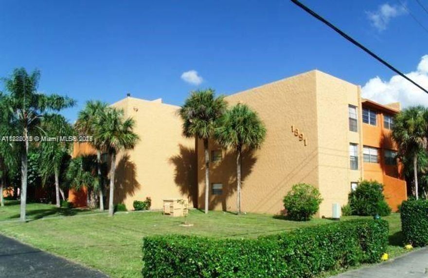 Freshly painted and move-in ready! Spacious 1 bed / 1.5 bath condo on the 2nd floor of a quiet, pet-friendly community. Features stunning new porcelain tile floors with a marble look, plenty of natural light, and enclosed Florida room. The kitchen offers ample cabinet storage, pass-through window, and appliances including a new microwave. The large bedroom includes a walk-in closet, ceiling fan, and private ensuite bath with granite countertops. Additional half bath and multiple closets provide great storage. Community amenities include a laundry facility on the same floor and a pool.