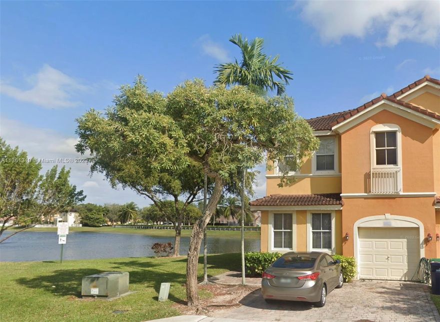 Stunning 4 bedroom, 3 full bathrooms townhouse in desirable West Kendall. This corner unit boasts a gorgeous lake view and convenient location near Kendall Drive, community pool, and mail. Featuring one bedroom downstairs, this townhouse offers a spacious layout perfect for families. Don't miss out on this fantastic opportunity to own a beautiful home in a prime location.