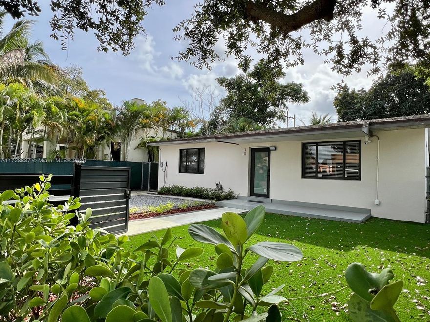 Beautiful Buenavista home with impact windows, new floors, new plumbing,  tesla charger, all appliaces, roof was changed in 2019. This property is fully gated,privace hedges. Ideally located, minutes away from Design district, wynwood, midtown. Plenty of room for a pool, upgraded kitchen and bathrooms.