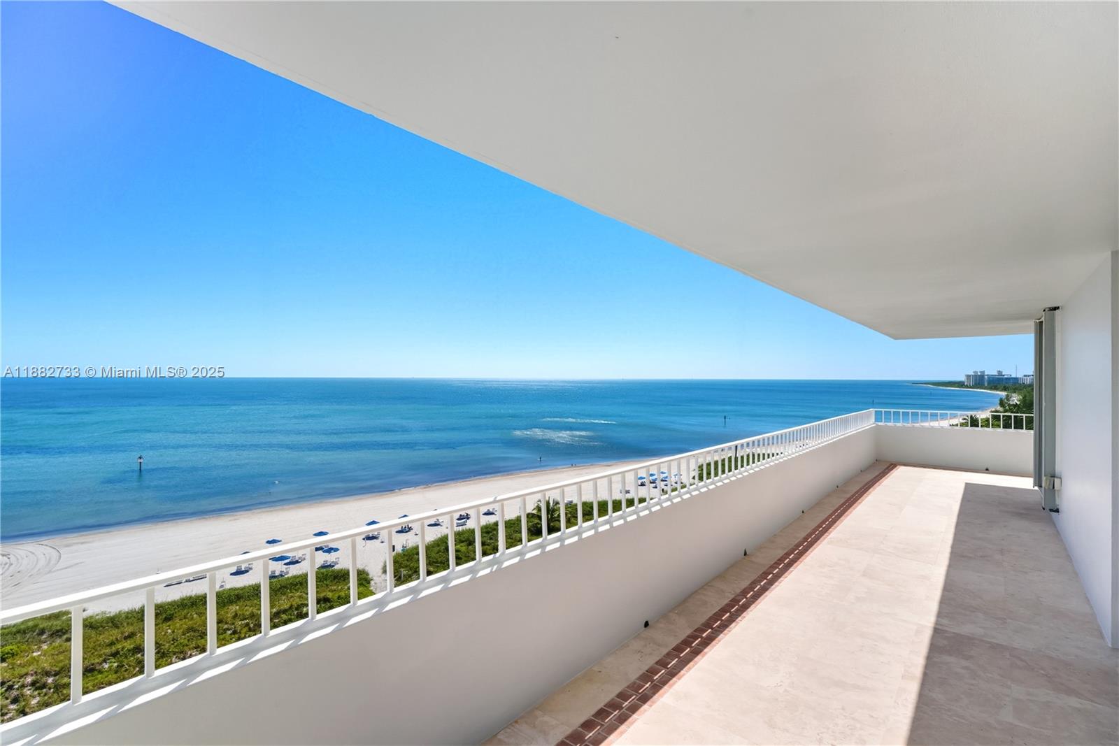 Enjoy breathtaking, unobstructed ocean views from this corner residence at the Commodore Club East in Key Biscayne. Offering 3 bedrooms, 2.5 baths, and 1,930 SF of light-filled living space, this home features spacious balconies that seamlessly blend indoor and outdoor living. The functional layout provides generous living and dining areas along with comfortable bedrooms. Located in a premier oceanfront building, residents enjoy resort-style amenities including direct beach access, pool, gym, tennis courts, and 24-hour security. Available now for immediate occupancy.