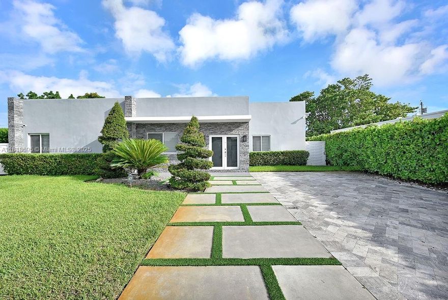 This beautifully updated gated home, nestled in the heart of Miami Gardens, offers the perfect blend of privacy, style, and modern comfort—an ideal setting for a family to grow and thrive. Completely renovated in 2016, it boasts a newer roof, impact-resistant windows, and meticulously designed landscaping that transforms the outdoor space into a serene, resort-like retreat.