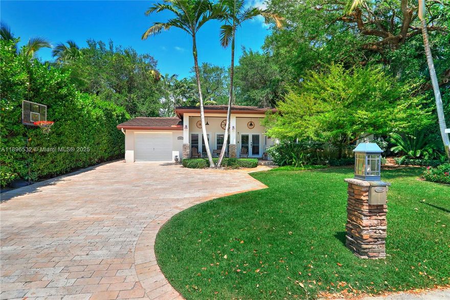 Fully renovated 4 bedroom & 3 bathroom pool home located in the heart of South Miami. As you enter the
open floorplan home, you will find travertine marble flooring in the living room & kitchen. The updated kitchen is
equipped with a large island covered with quartz countertops, Thermador & Jenn-Air appliances including a wine
cooler. The primary bedroom is split from the other 3 bedrooms providing lots of privacy & a direct view of the
pool. All the bedrooms have gorgeous hardwood flooring. Other features include: indoor laundry, 1 car garage,
impact windows & doors, Generac Generator which powers the entire home, surround sound system
indoor/outdoor & cameras. Summer kitchen is equipped with Summerset & Firemagic BBQ equipment & Manitowac. Ice maker. Includes pool & lawn service.