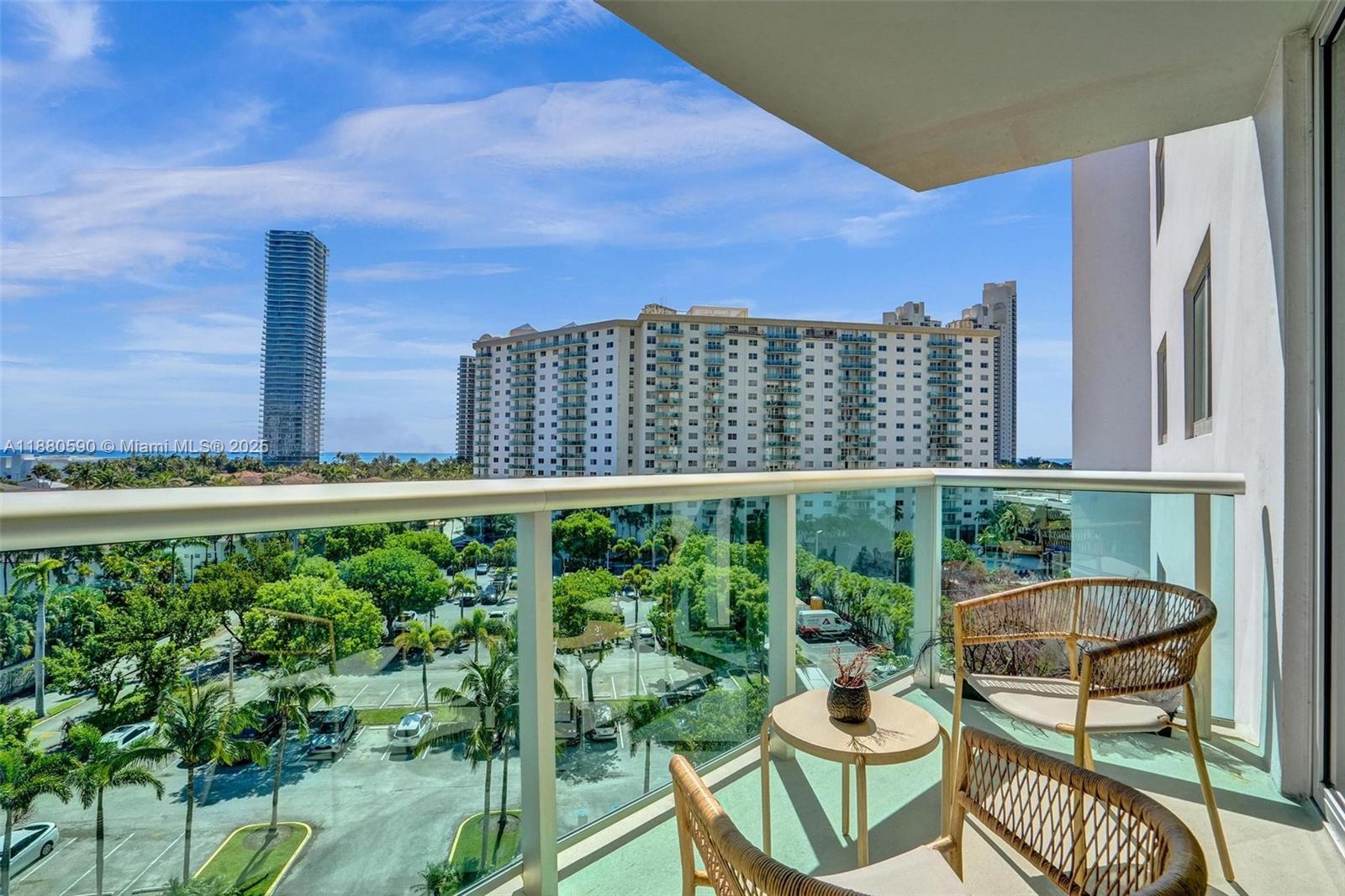 Enjoy the ultimate coastal lifestyle in this spacious 2BD/2BA residence, located in one of the building’s most desirable lines. Relax on your private balcony with tranquil water views, away from the noise, and take advantage of the largest 2/2 floor plan. The primary suite offers three walk-in closets, while the guest bedroom includes another generous walk-in. Resort-style amenities include pool, fitness center, tennis, playground, business center, salon, and laundry on every floor. Assigned parking, valet service, 24-hour doorman, internet and cable are all included. Just steps to the beach, dog parks, and dining, with Aventura Mall, Bal Harbour, and Brightline minutes away, this residence offers comfort, convenience, and style in a premier location.